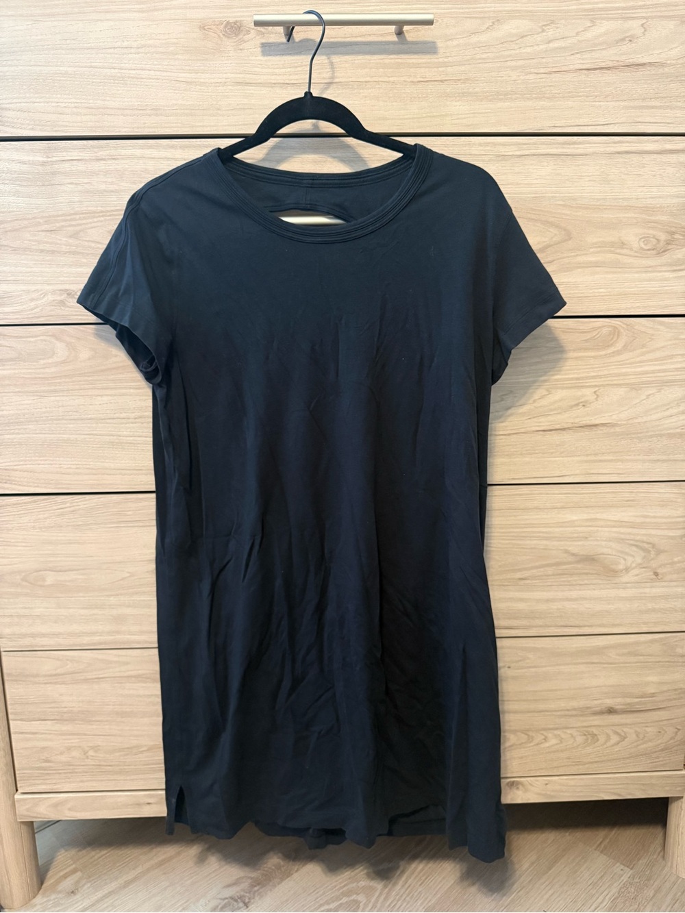 lululemon Black Short Sleeve Dress Size MEDIUM